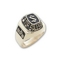 Maxim Series Women's All-Metal Signet Ring